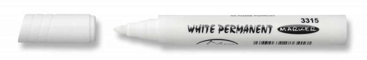 Permanent marker 3315 - Koh-I-Noor - white, 2,5 mm